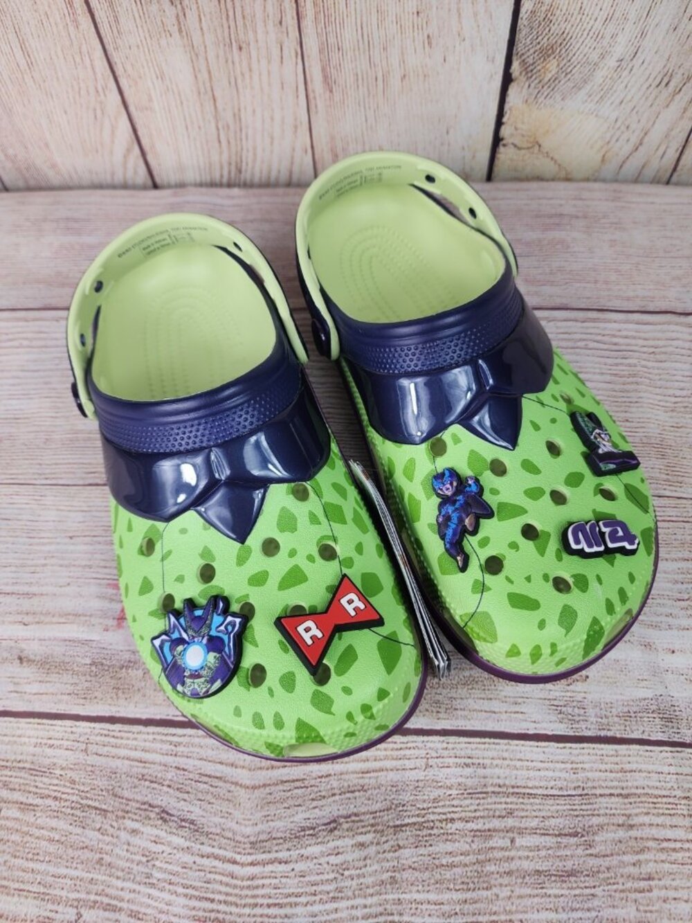 NEW Crocs x Dragon Ball Z Perfect Cell Classic Clogs Mens Size 8 Slippers Anime